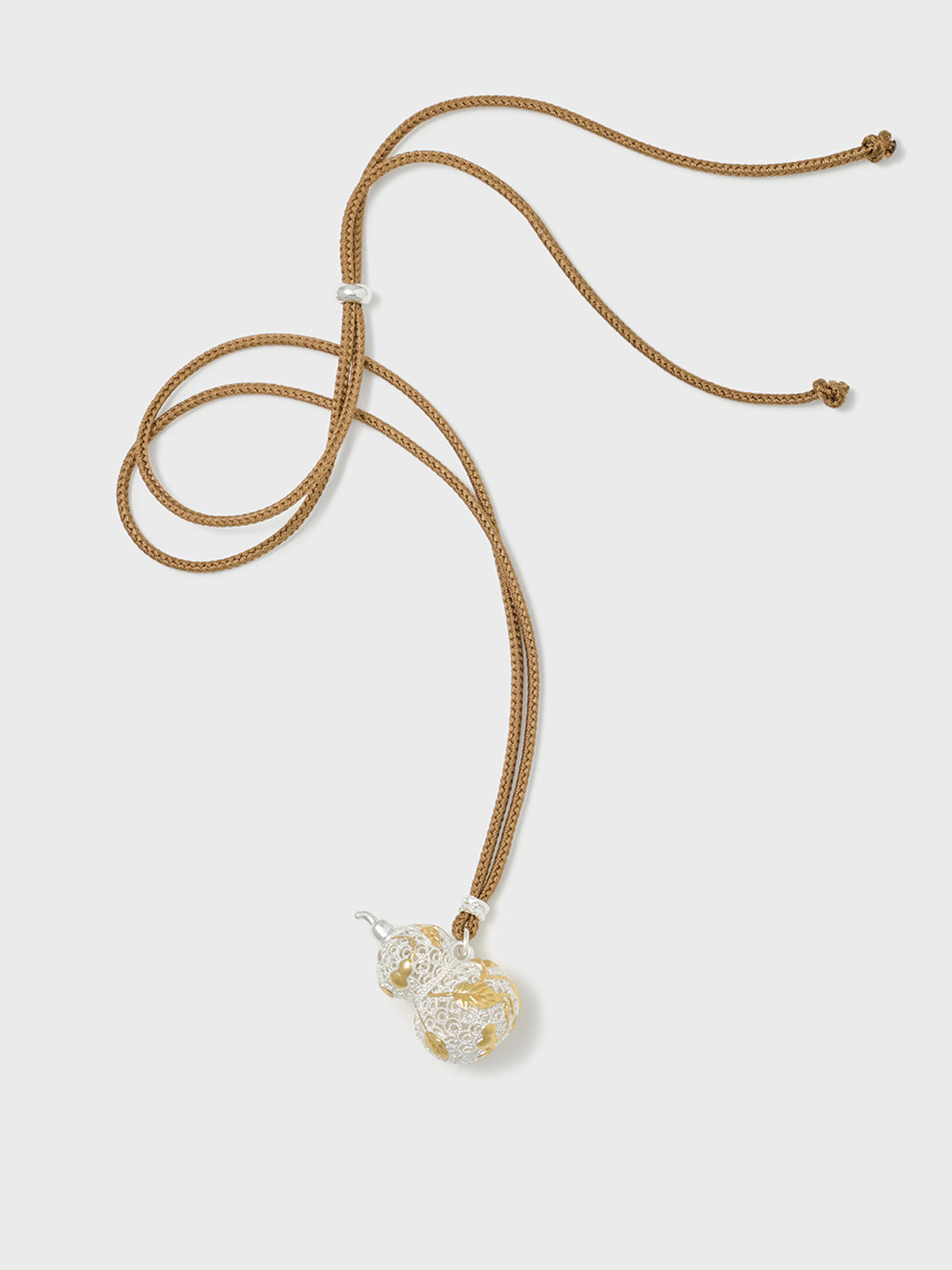 The Golden Blossom Amulet Pendant Necklace - Gold