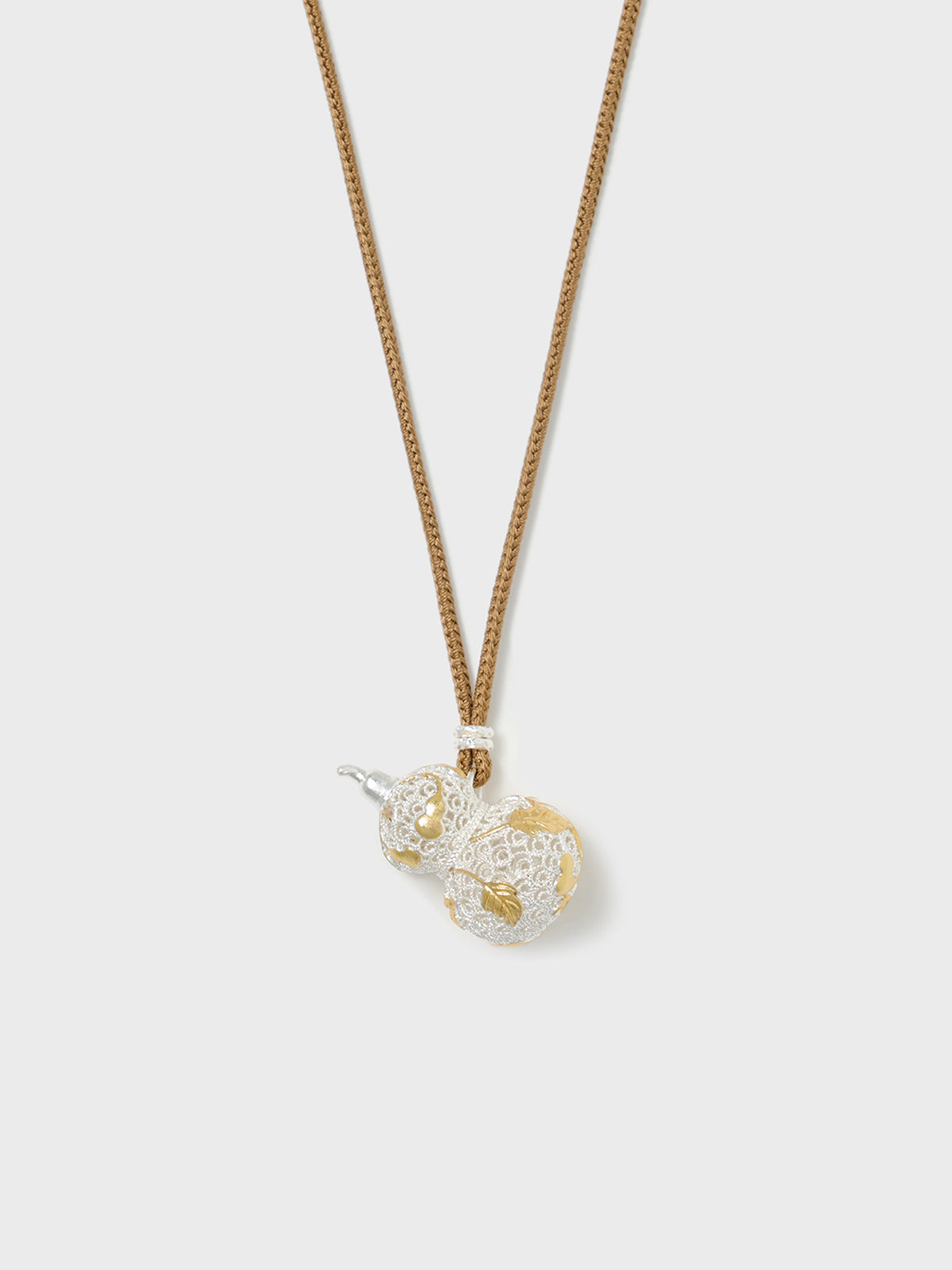 The Golden Blossom Amulet Pendant Necklace - Gold