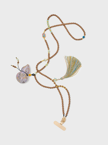The Gourd Scent Amulet Necklace - Purple