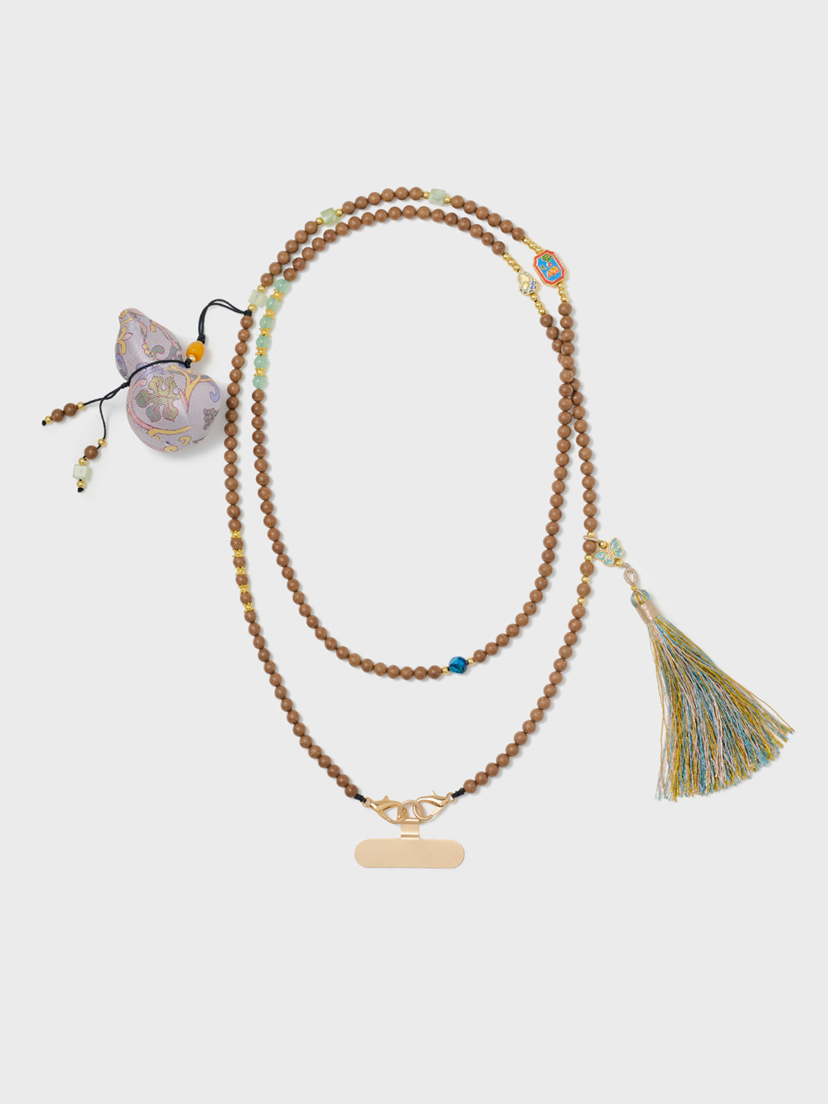 The Gourd Scent Amulet Necklace - Purple