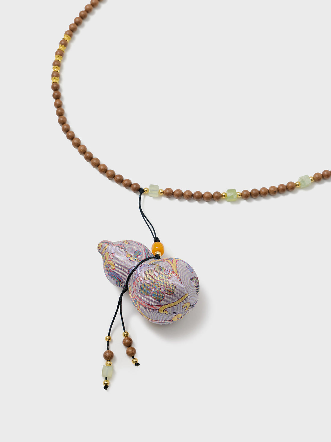 The Gourd Scent Amulet Necklace - Purple