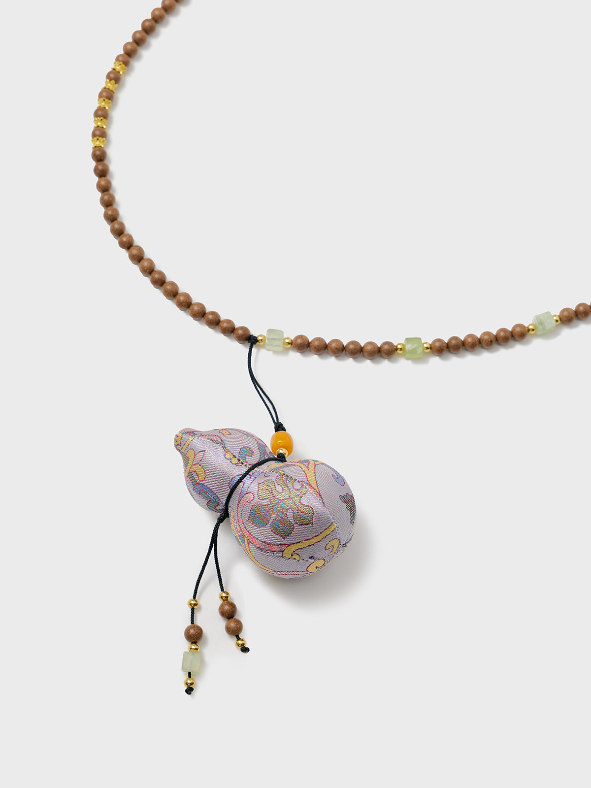 The Gourd Scent Amulet Necklace - Purple